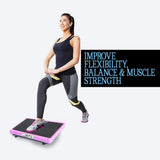Vibration Machine by Apollo fitness (Pink Rectangle)