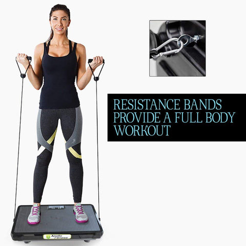 Vibration Machine by Apollo fitness (Black Rectangle)