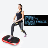 Vibration Machine by Apollo fitness (Red Oval)