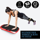 Vibration Machine by Apollo fitness (Red Oval)