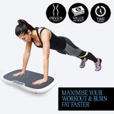 Vibration Machine by Apollo fitness (White Oval)