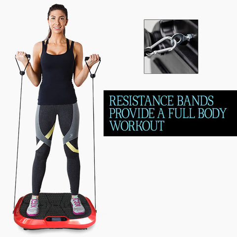 Vibration Machine by Apollo fitness (Red Oval)