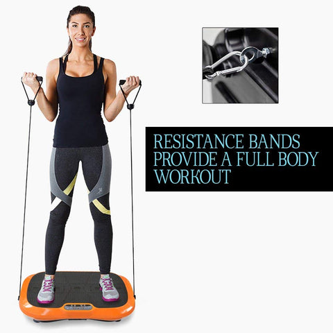 Vibration Machine by Apollo fitness (Orange Oval)