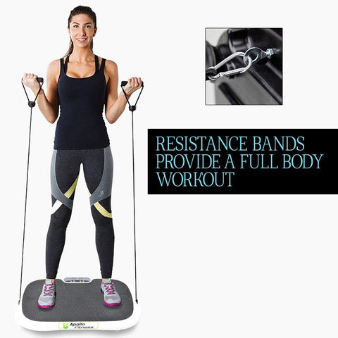 Vibration Machine by Apollo fitness (White Oval)