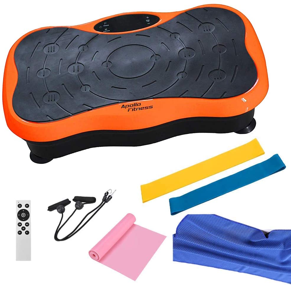 Mini Vibration Machine By Apollo Fitness Orange Apollo Fitness