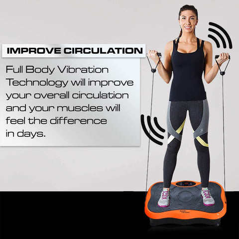 Mini Vibration Machine By Apollo Fitness (Orange)