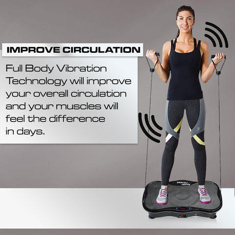 Mini Vibration Machine By Apollo Fitness (Black)