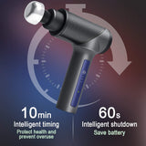 Apollo Massage Gun Fascia Percussion Handheld Tissue Massager 6 Heads and 20 Adjustable Speeds