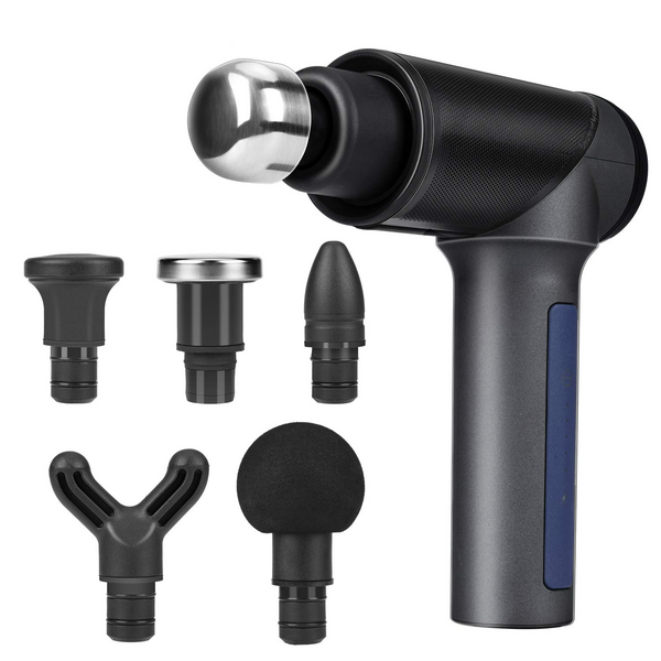 Apollo Massage Gun Fascia Percussion Handheld Tissue Massager 6 Heads and 20 Adjustable Speeds