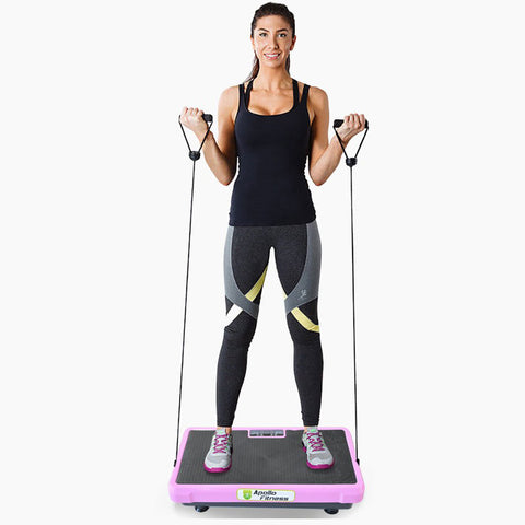 Vibration Machine by Apollo fitness (Pink Rectangle)